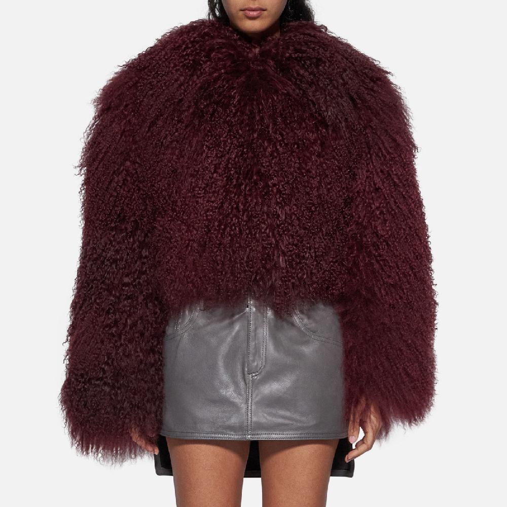 Salvatore Santoro GIACCA IN SHEARLING - BORDEAUX Outlet