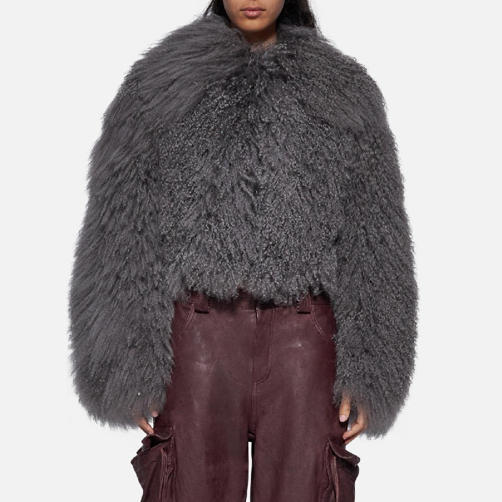 Salvatore Santoro GIACCA IN SHEARLING - GREY In Vendita