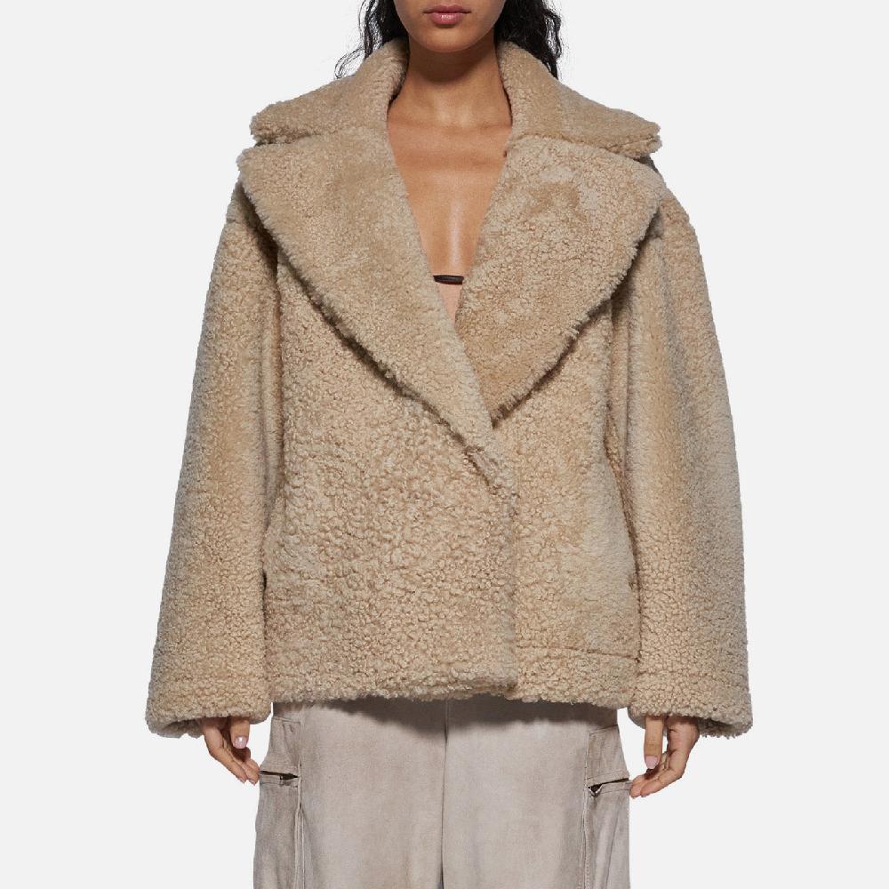 Salvatore Santoro GIACCA IN SHEARLING - BEIGE Vendita Economica