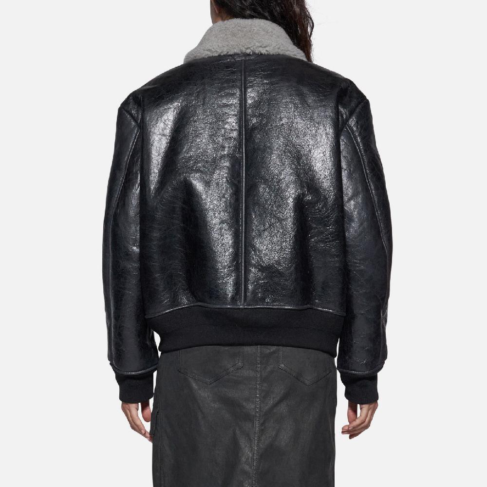 Salvatore Santoro GIACCA IN SHEARLING - BLACK Vendite Flash