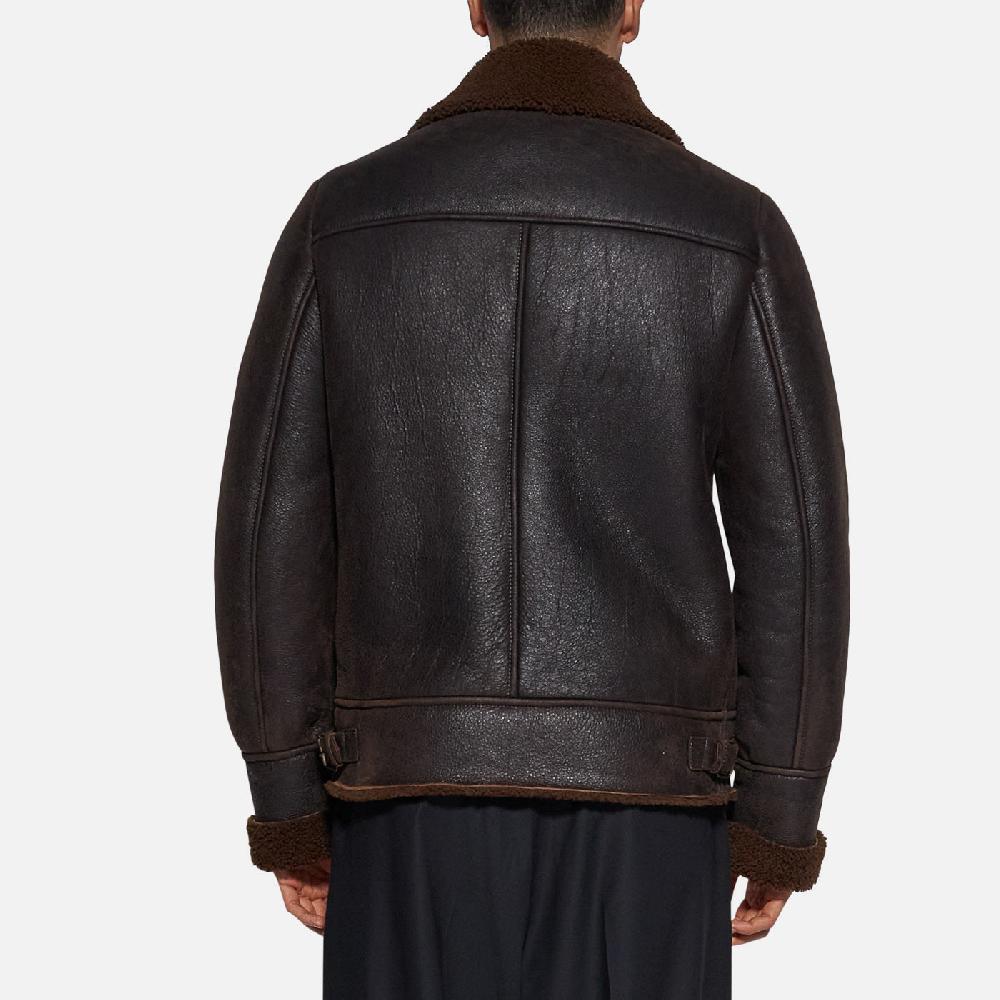 Salvatore Santoro GIACCA IN SHEARLING - BROWN Nuova