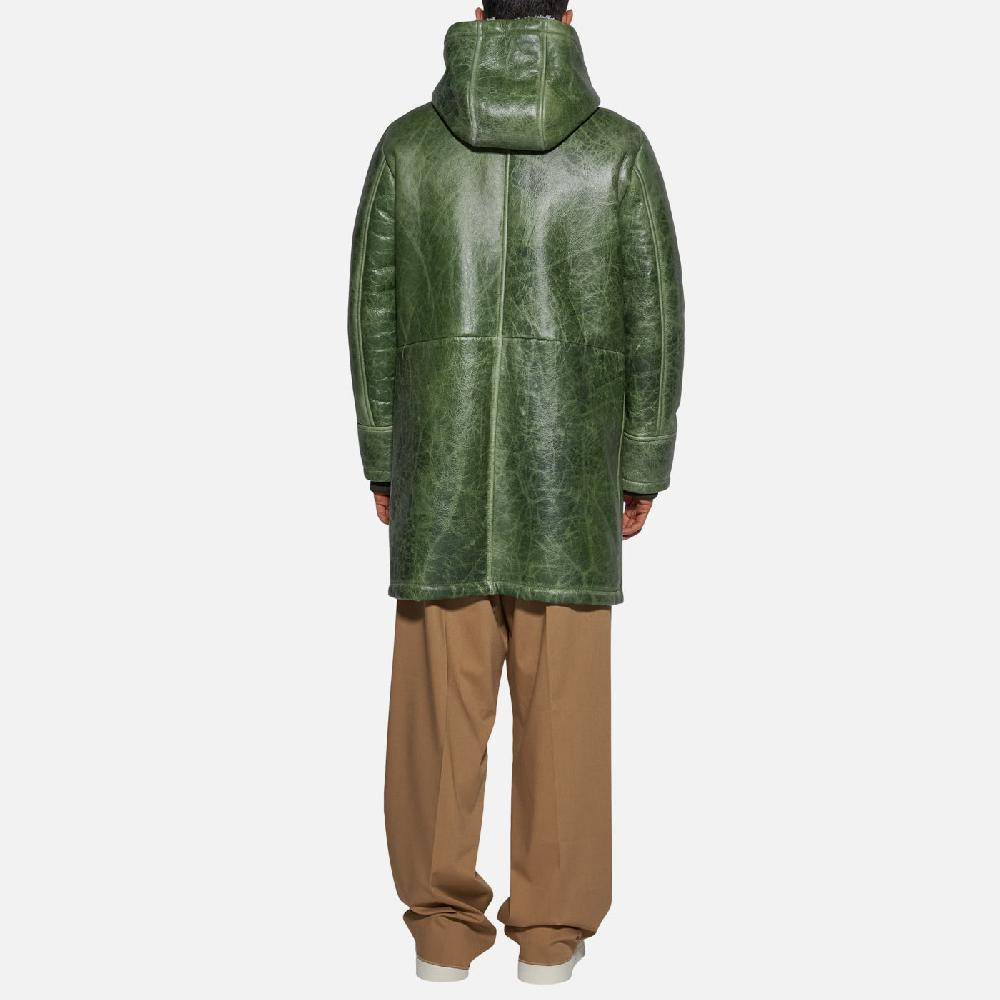 Salvatore Santoro GIACCA IN SHEARLING - GREEN Qualità