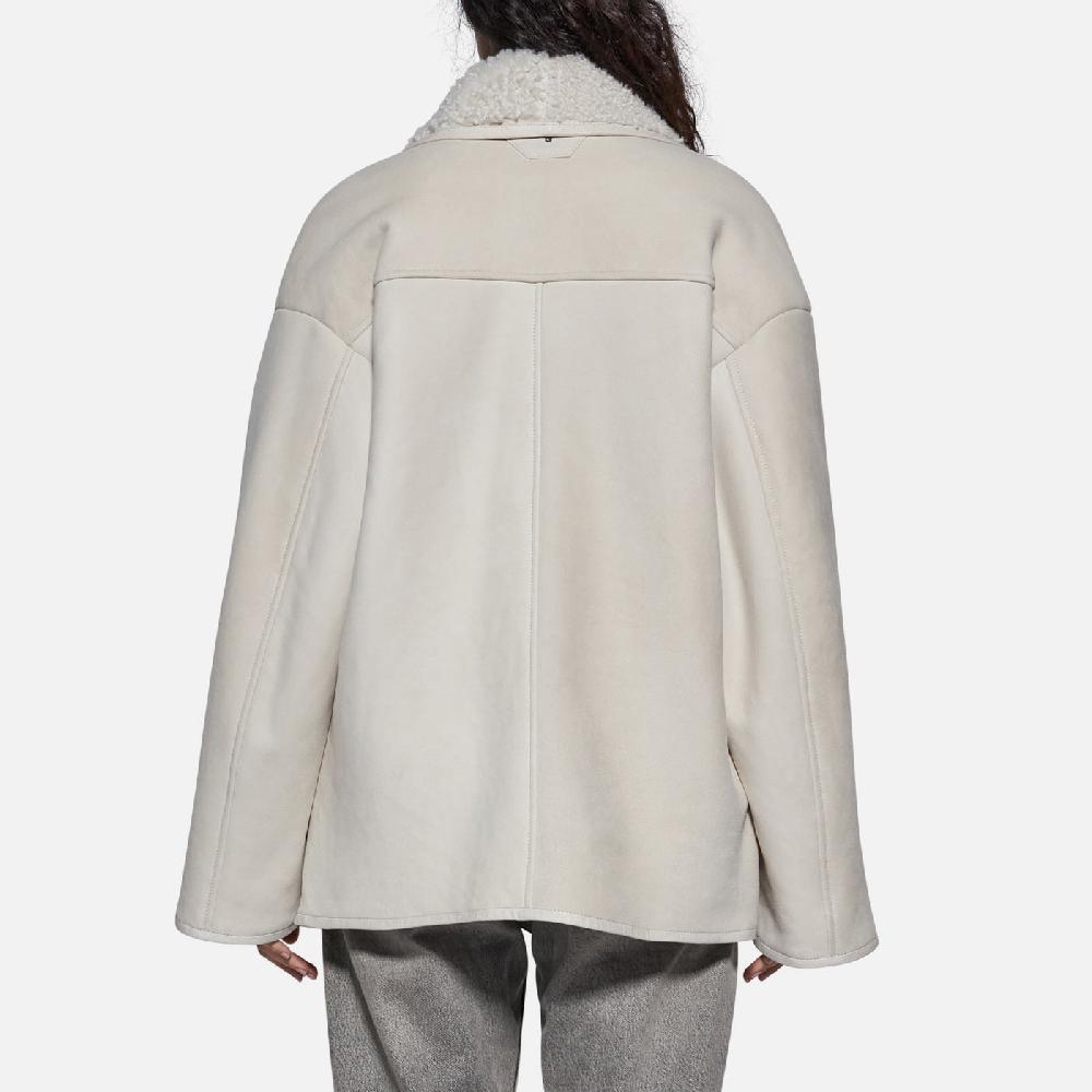 Salvatore Santoro GIACCA IN SHEARLING - IVORY Qualità Garantita