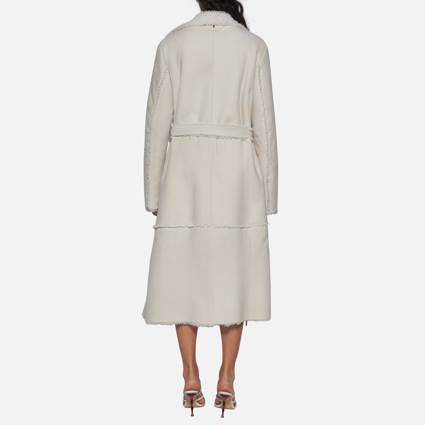 Salvatore Santoro CAPPOTTO IN SHEARLING - IVORY Negozi Online