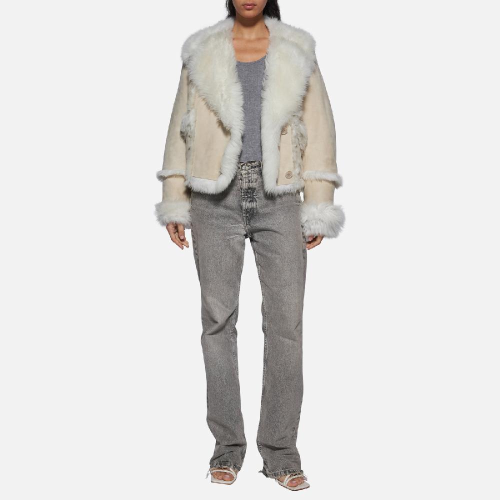 Salvatore Santoro GIACCA IN SHEARLING - IVORY Acquista Ora