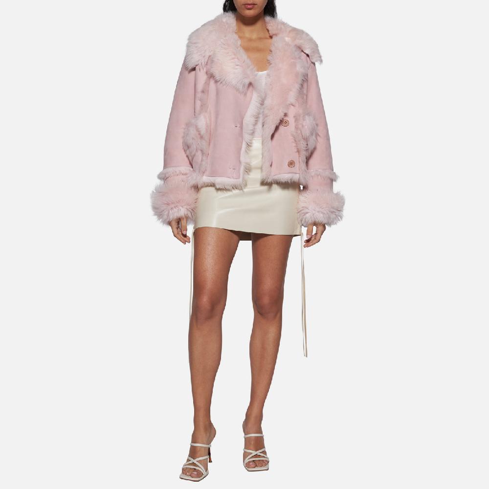 Salvatore Santoro GIACCA IN SHEARLING - ROSE Fino Al -60%