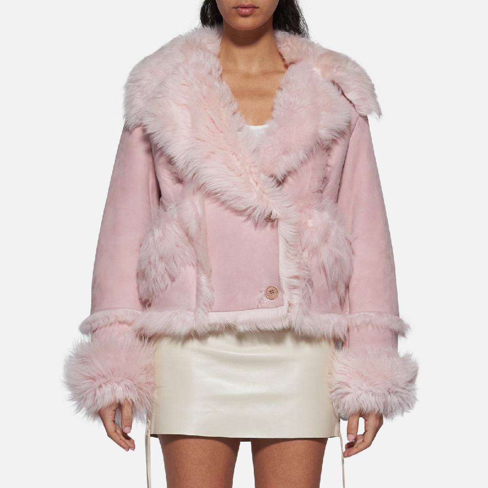 Salvatore Santoro GIACCA IN SHEARLING - ROSE Fino Al -60%
