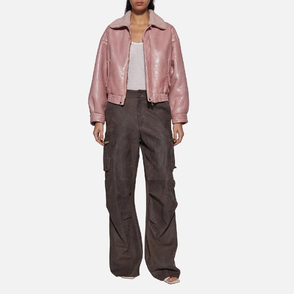 Salvatore Santoro BOMBER IN SHEARLING - ROSA Shopping Online