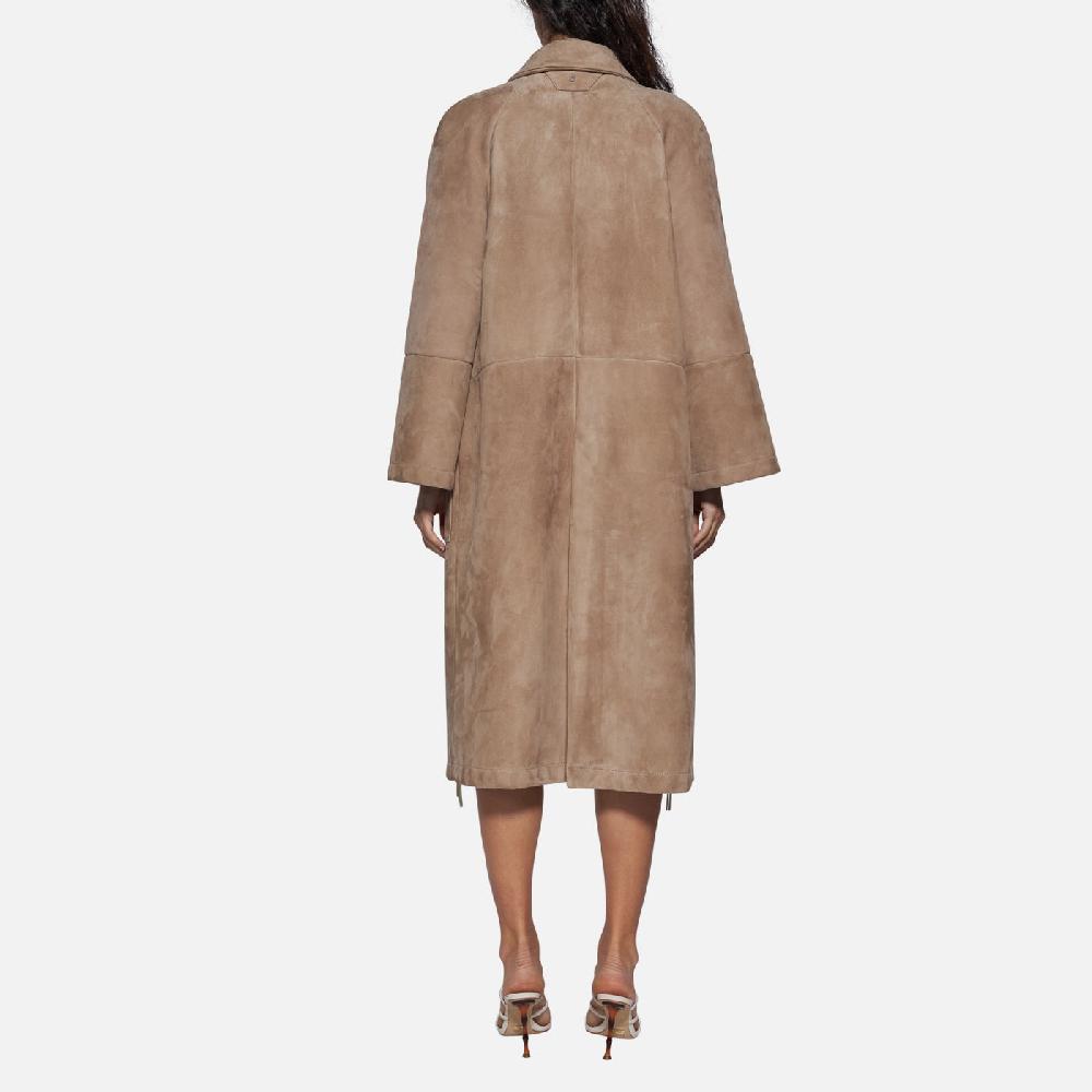 Salvatore Santoro CAPPOTTO IN CAMOSCIO - SAND Prezzo Ridotto