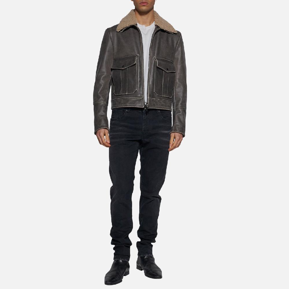Salvatore Santoro GIACCA IN PELLE - BLACK Outlet