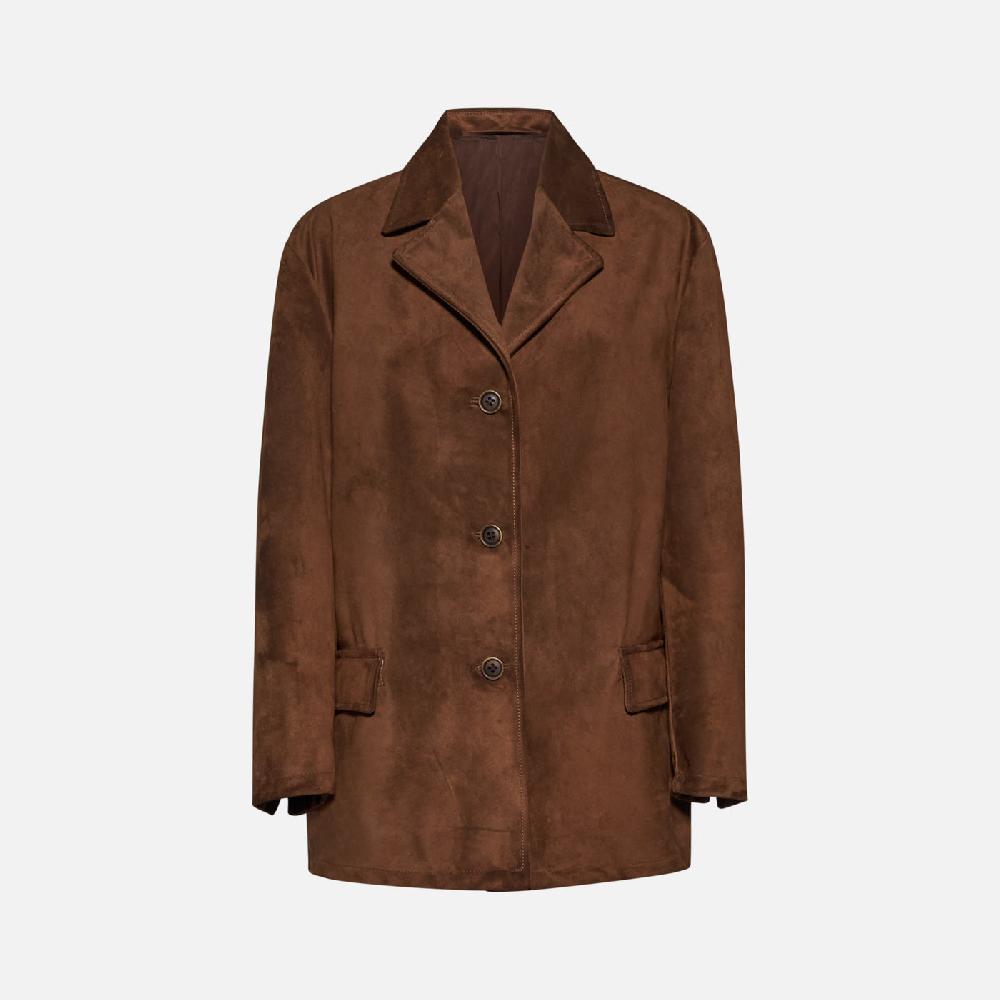 Salvatore Santoro GIACCA IN CAMOSCIO - TOBACCO Promozione