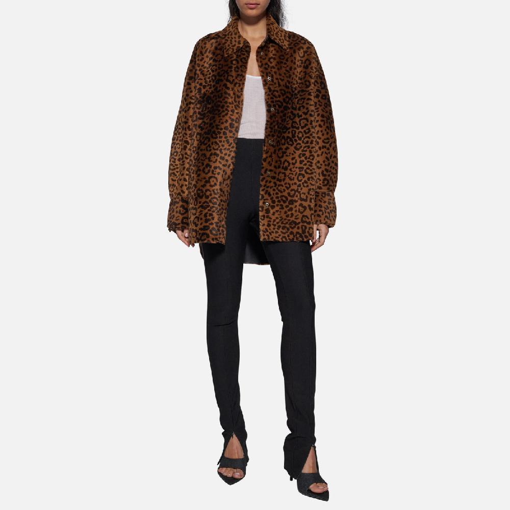 Salvatore Santoro CAMICA IN SHEARLING - BROWN Pezzi Unici