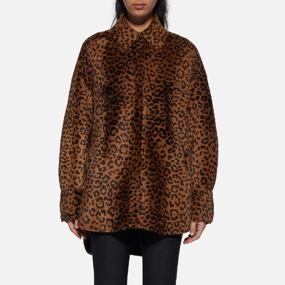 Salvatore Santoro CAMICA IN SHEARLING - BROWN Pezzi Unici