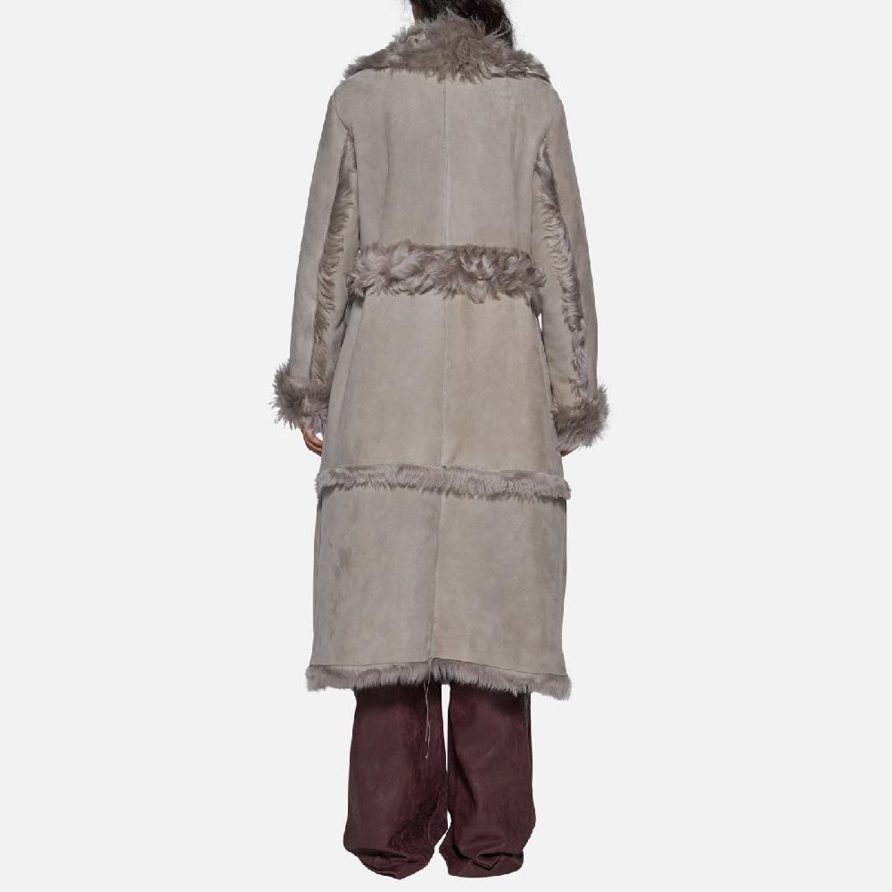 Salvatore Santoro CAPPOTTO IN SHEARLING - GREY Shopping Online