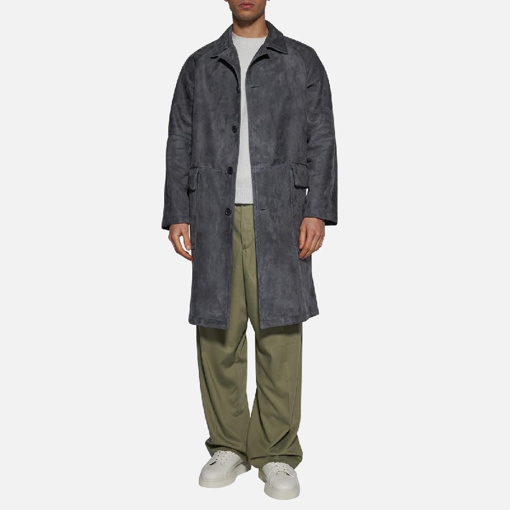 Salvatore Santoro CAPPOTTO IN CAMOSCIO - SMOKE Shopping Online