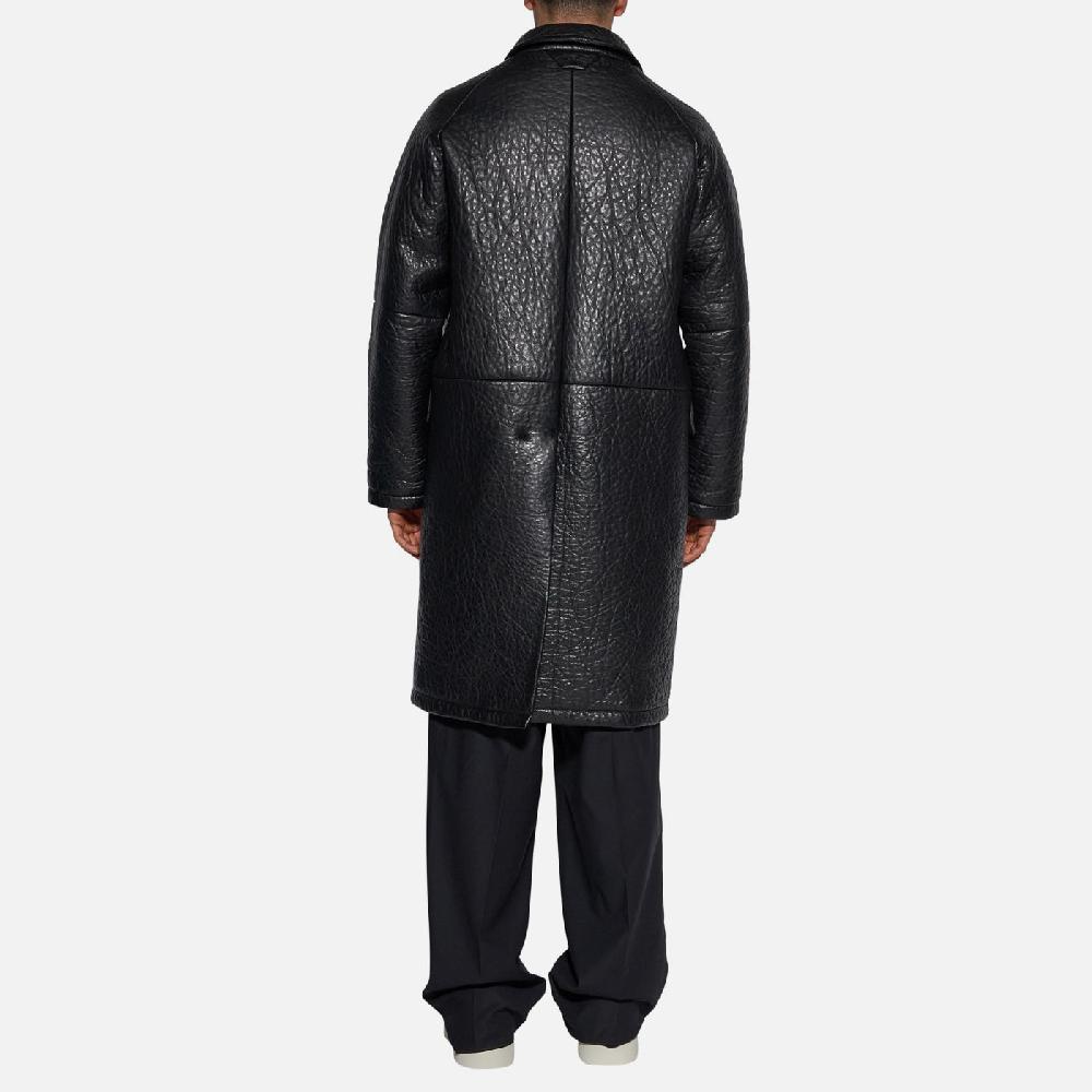 Salvatore Santoro CAPPOTTO IN PELLE - BLACK Affare Del Giorno