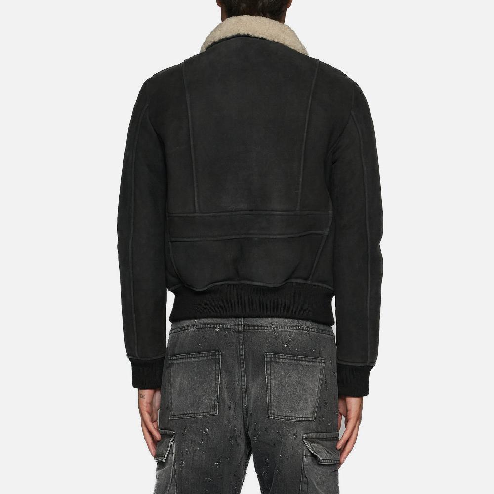 Salvatore Santoro GIACCA IN SHEARLING - BLACK Convenienza
