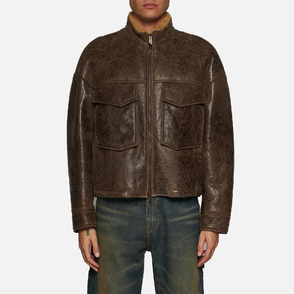 Salvatore Santoro GIACCA IN SHEARLING - BROWN Presa