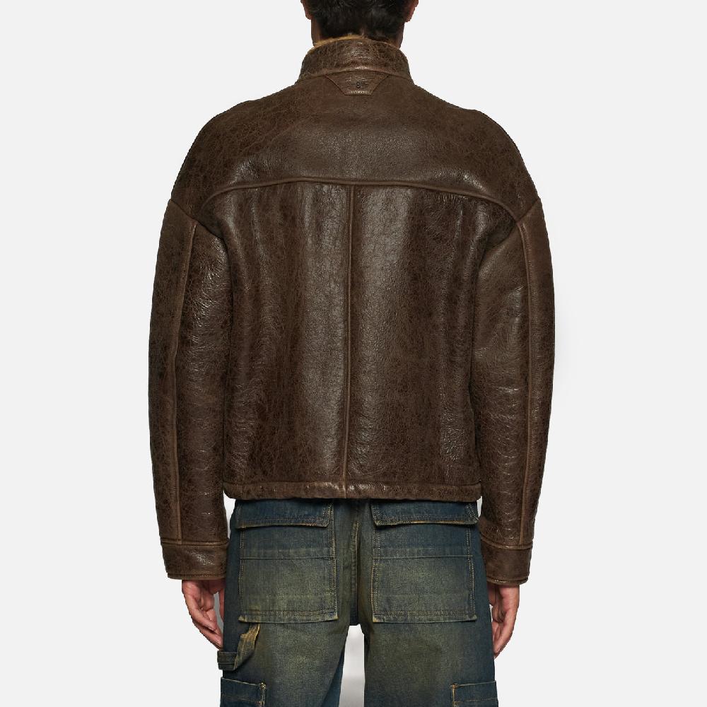 Salvatore Santoro GIACCA IN SHEARLING - BROWN Presa