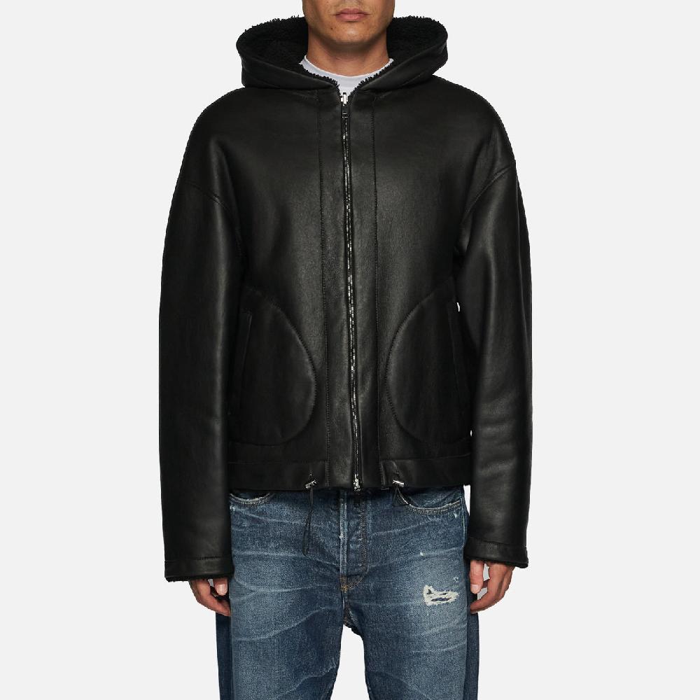 Salvatore Santoro GIACCA IN SHEARLING - BLACK Offerte