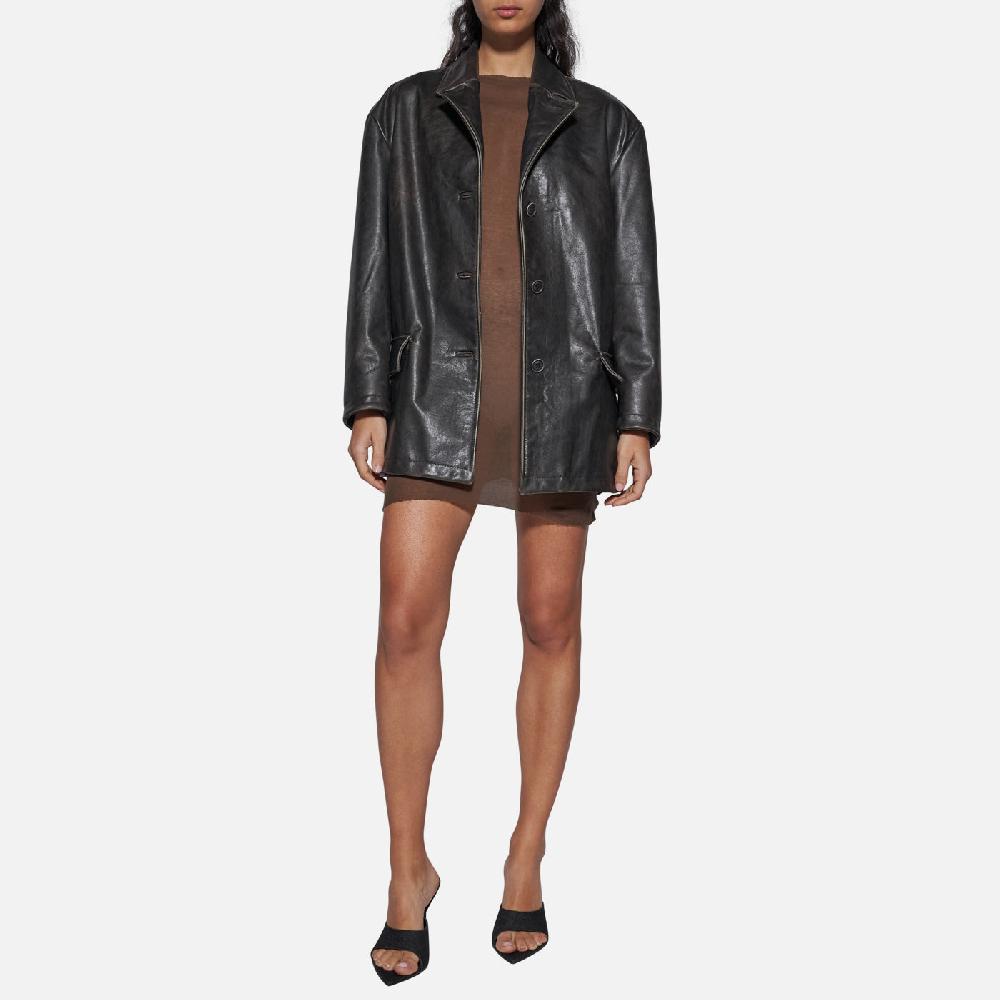 Salvatore Santoro GIACCA IN PELLE - BLACK Saldi
