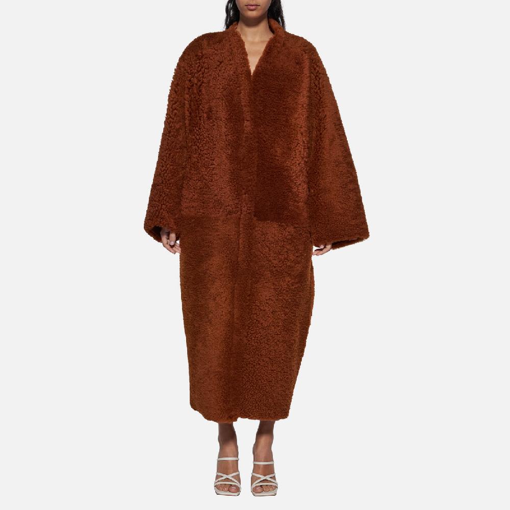 Salvatore Santoro CAPPOTTO IN SHEARLING - RUST Nuova