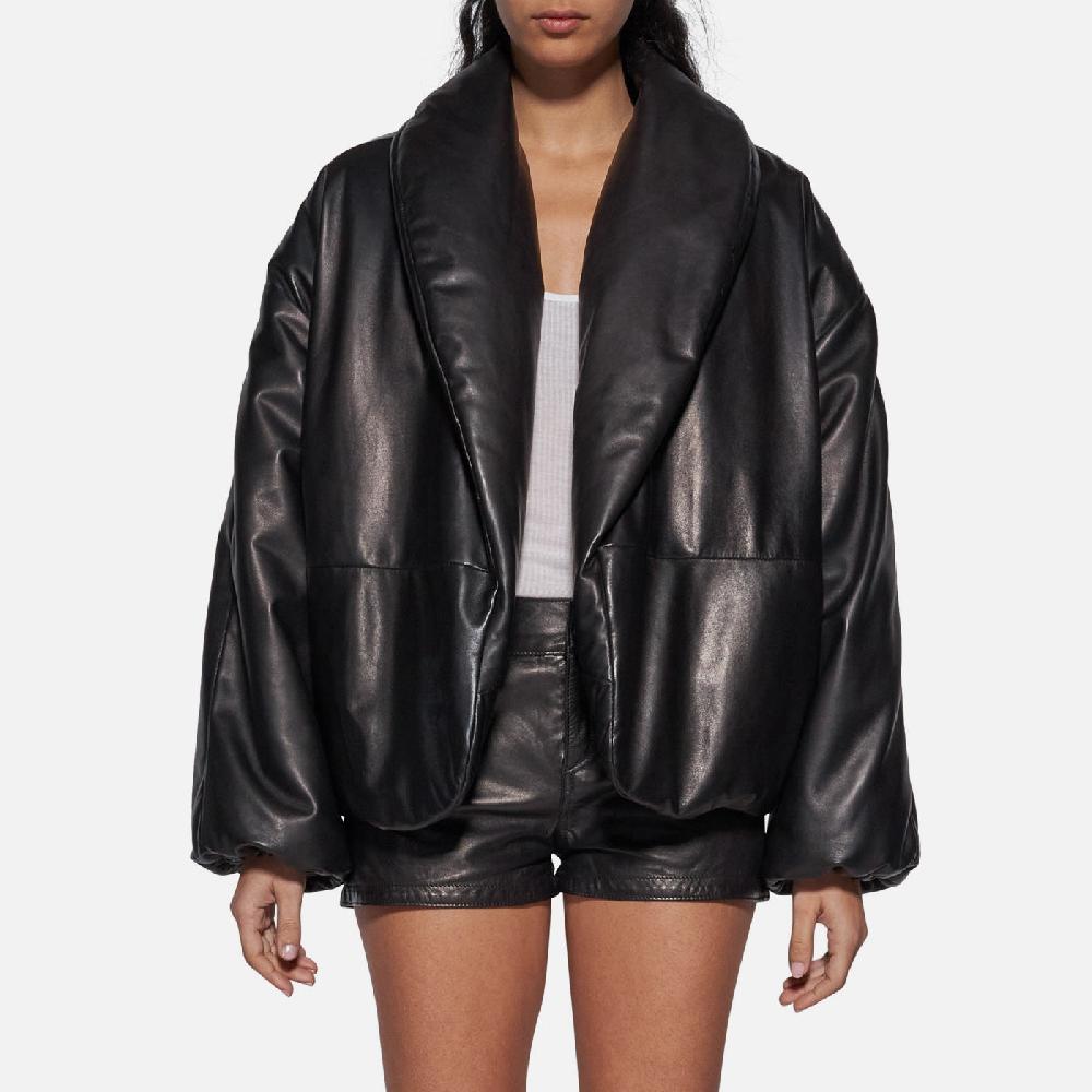 Salvatore Santoro GIACCA IN PELLE - BLACK Negozio