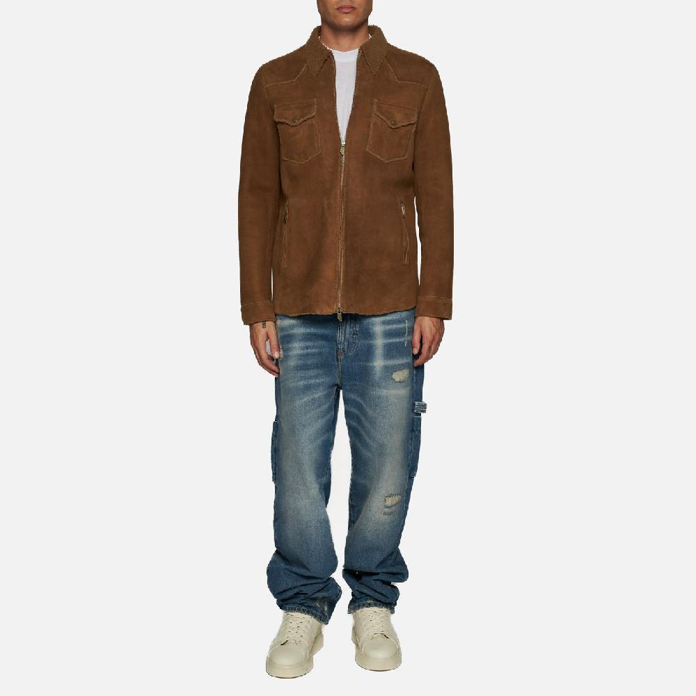 Salvatore Santoro CAMICIA IN SHEARLING - CAMEL Italia