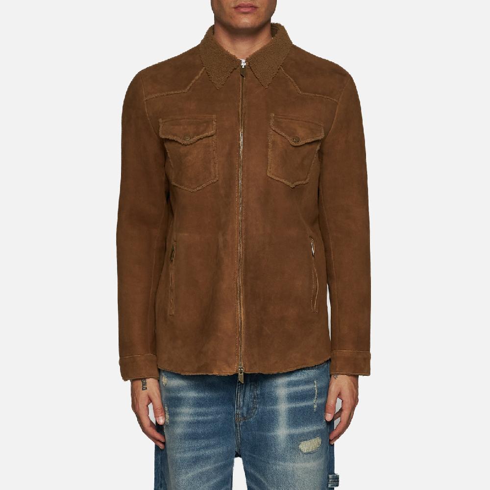 Salvatore Santoro CAMICIA IN SHEARLING - CAMEL Italia