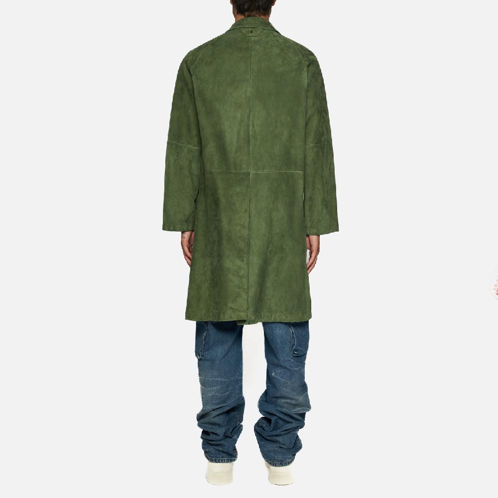 Salvatore Santoro CAPPOTTO IN SUEDE - GRREN 2025
