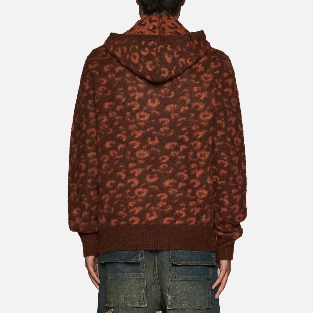 Salvatore Santoro MAGLIA CON CAPPUCCIO - BROWN In Linea