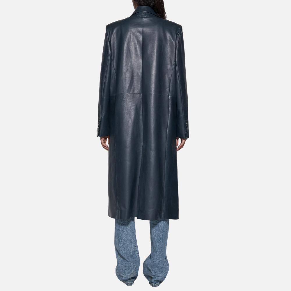 Salvatore Santoro CAPPOTTO IN PELLE - ASFALTO Promozione