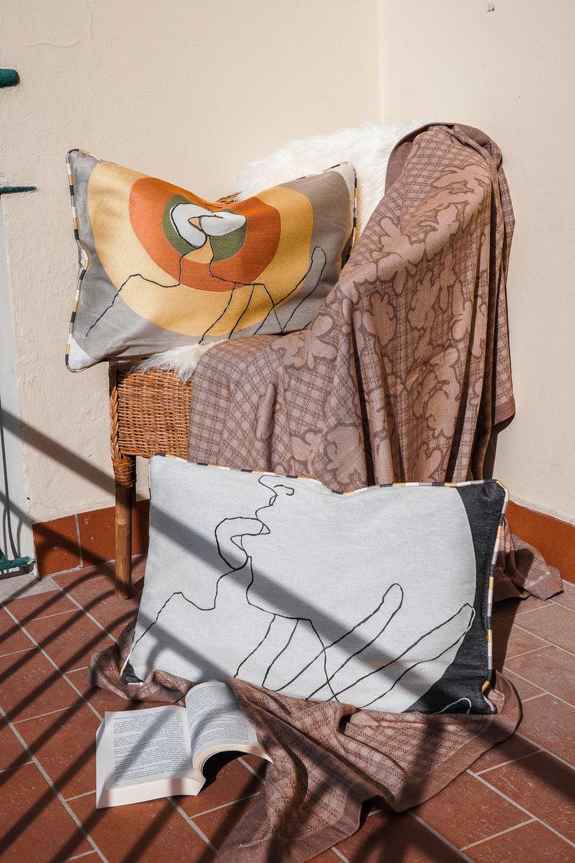 Sans Tabù Blanket Jacquard con Farfalle Online
