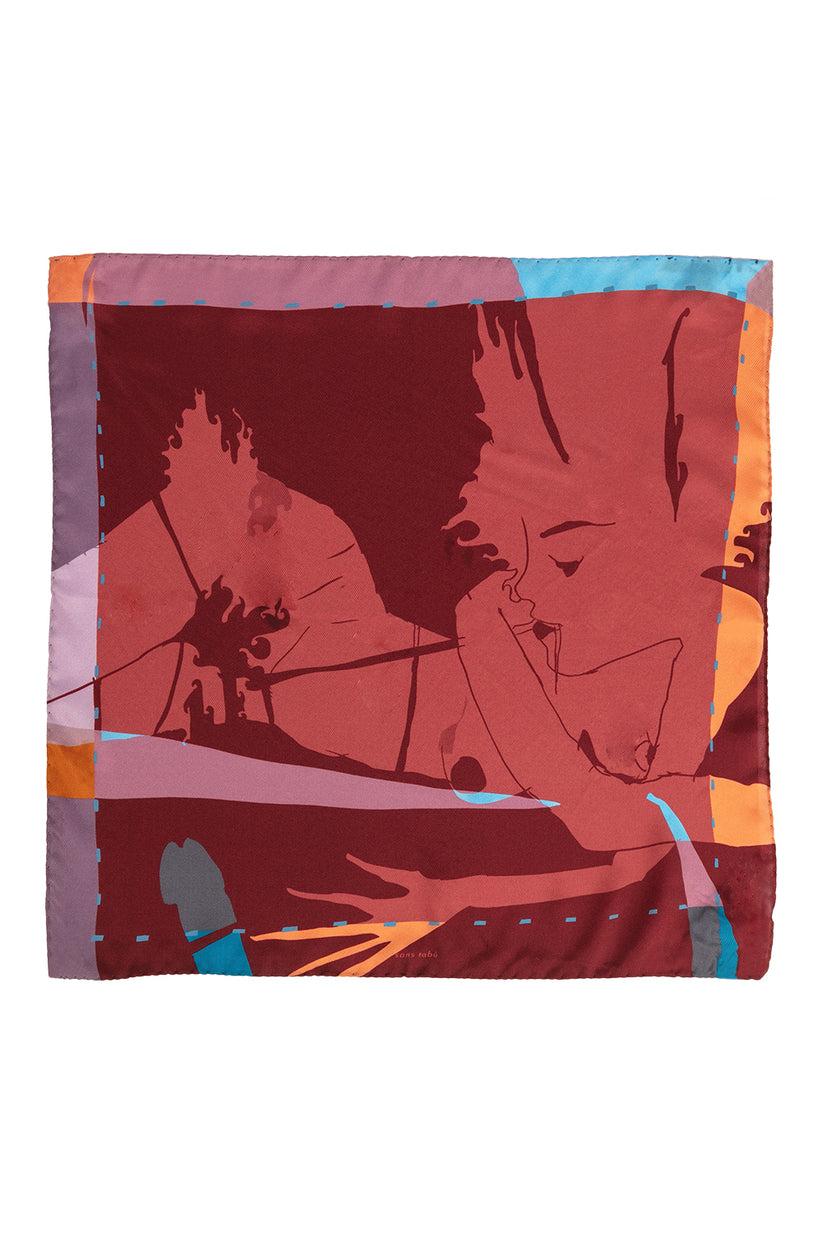 Sans Tabù Foulard pura seta "Burn Baby Burn" Fino Al -60%