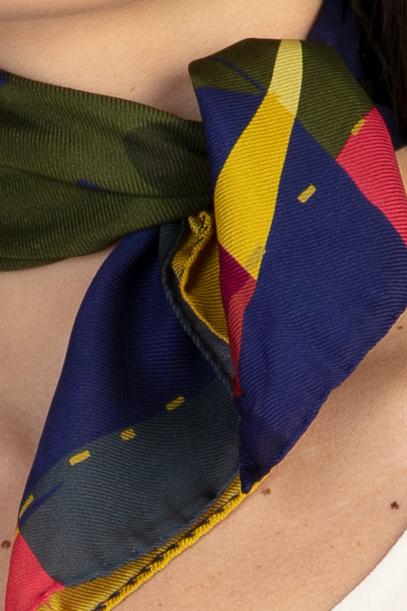 Sans Tabù Foulard pura seta "Burn Baby Burn" Fino Al -60%