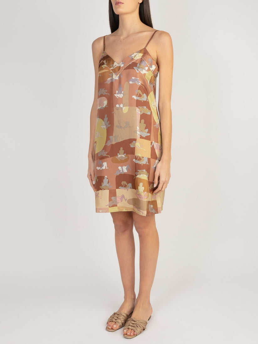 Sans Tabù Slipdress pura seta “L’amore” - Twilight Saldi