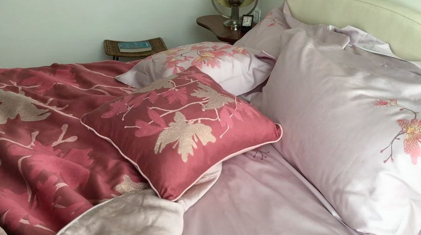 Sans Tabù Cuscino Arredo Letto Quadrato misto seta a fiori Qualità