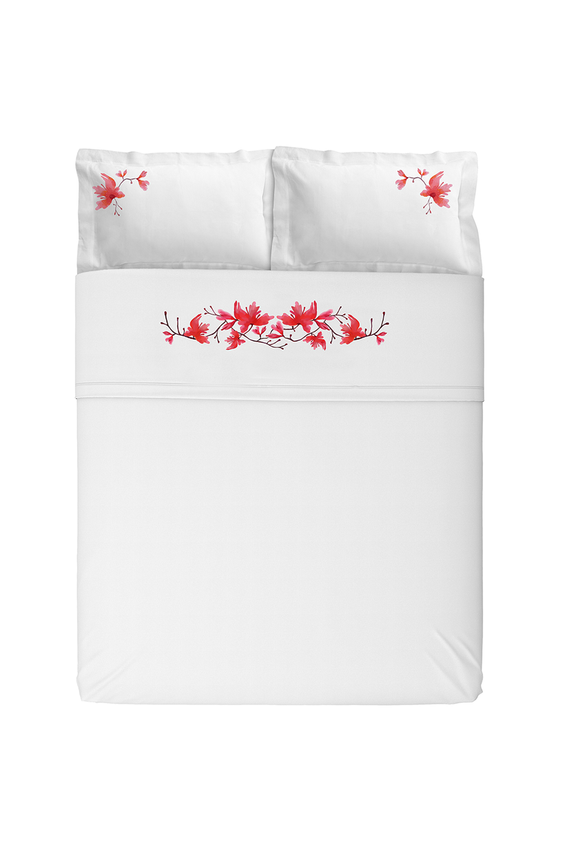 Sans Tabù Completo Lenzuola in lino bianco con Lenzuolo Sopra Sotto & 2 Federe Promozione
