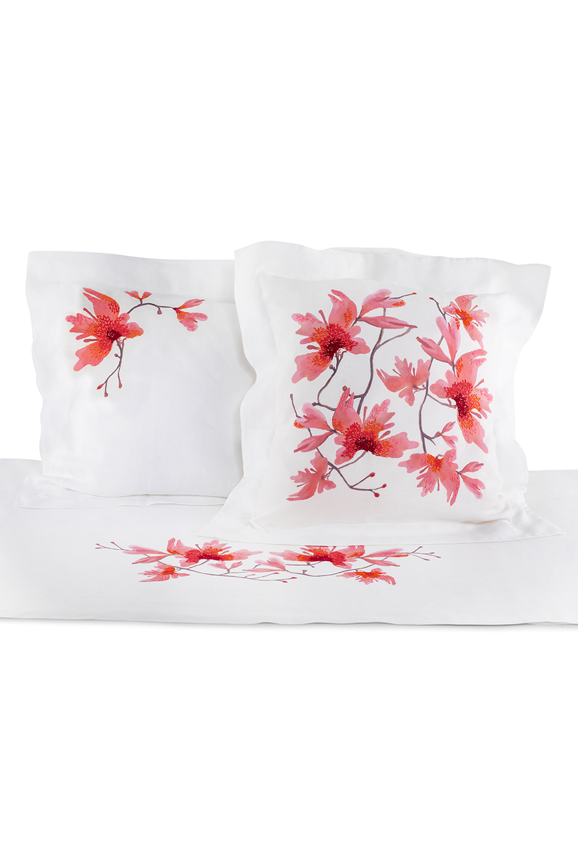 Sans Tabù Completo Lenzuola in lino bianco con Lenzuolo Sopra Sotto & 2 Federe Promozione