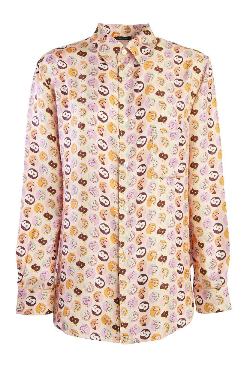 Sans Tabù Camicia in seta “Il bacio” - Nude Outlet