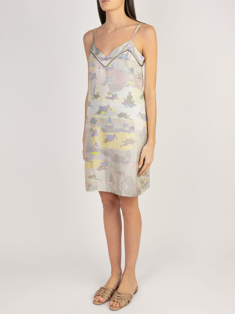 Sans Tabù Slipdress pura seta “L'amore” - Moonlight Shopping Online