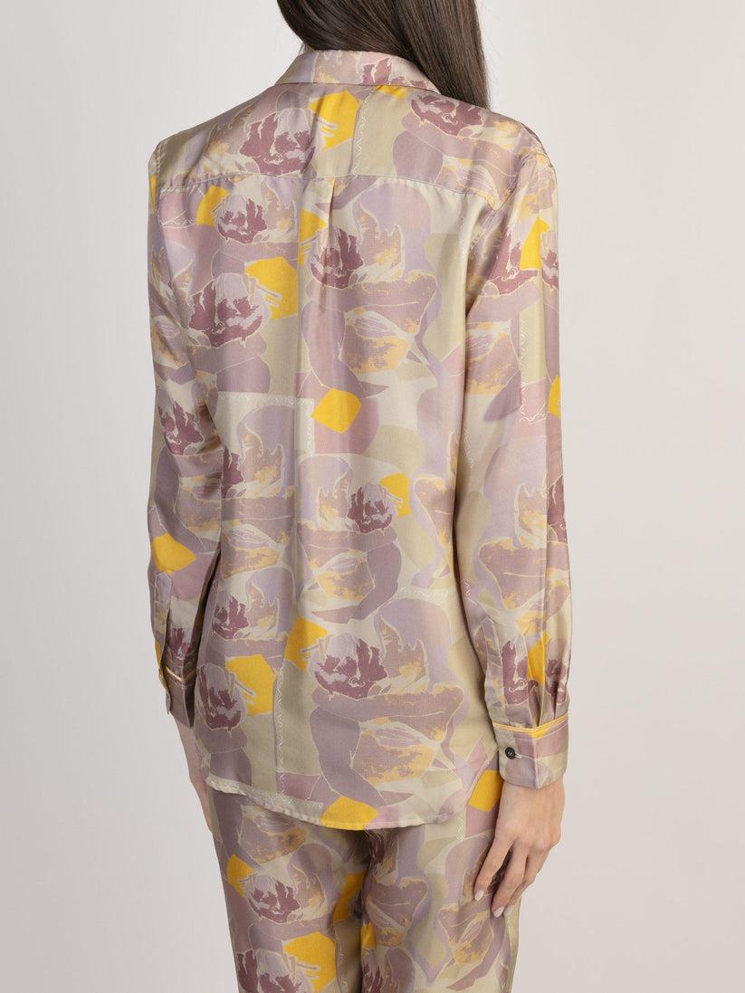 Sans Tabù Camicia in pura seta a maniche lunghe “Pillow Talk” - Dawn Sottocosto