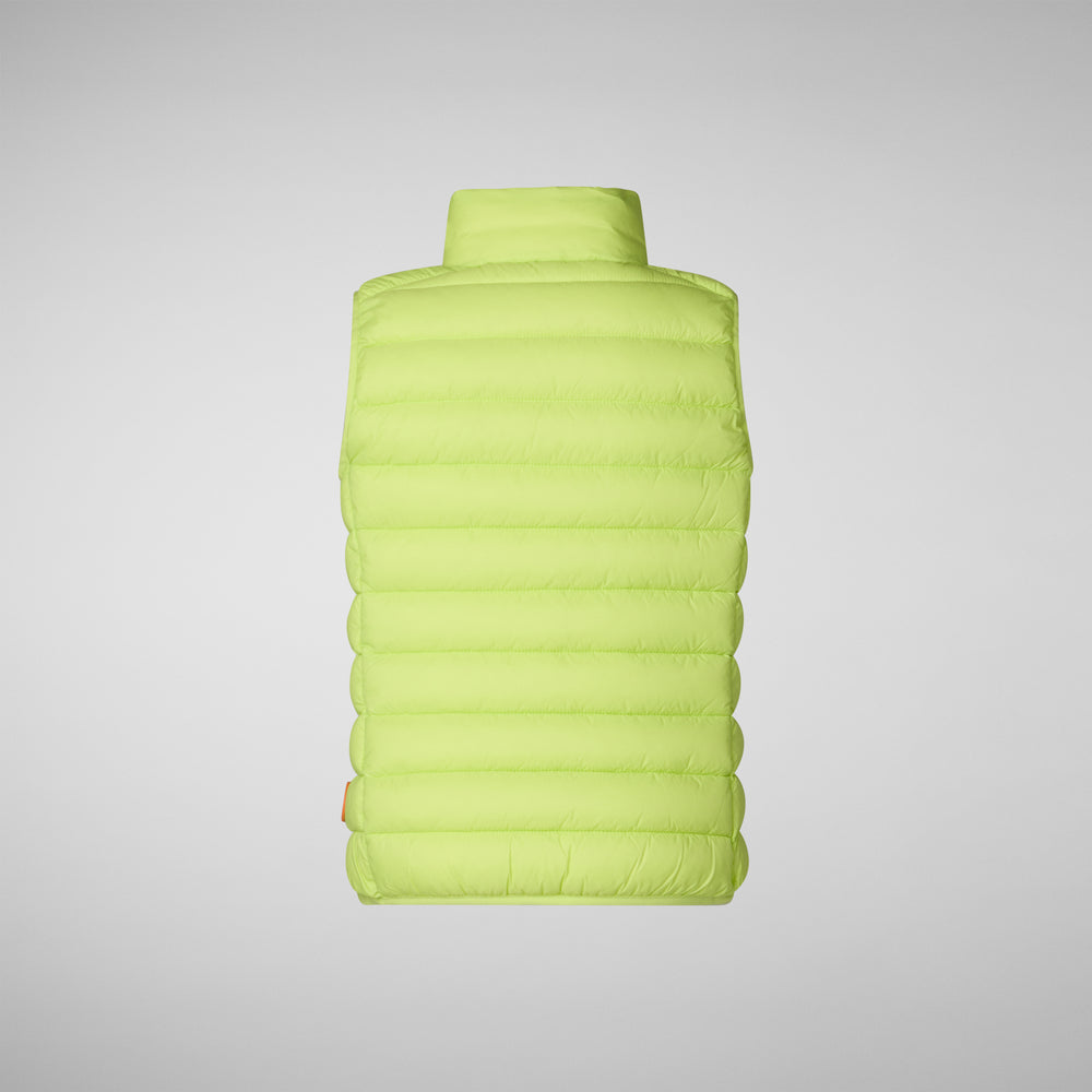 Save the duck GILET UNISEX BAMBINO ANDY VERDE LIME Qualità Garantita