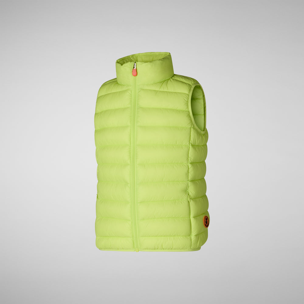 Save the duck GILET UNISEX BAMBINO ANDY VERDE LIME Qualità Garantita