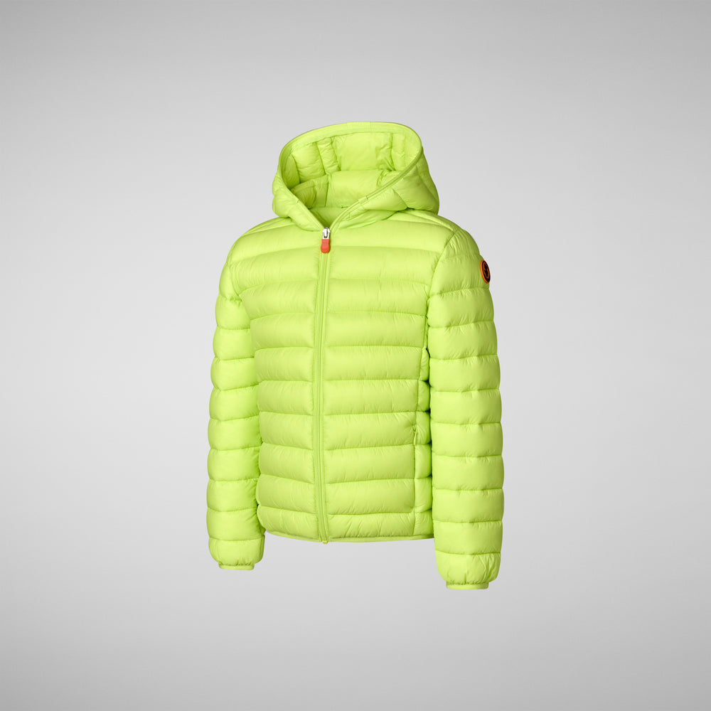 Save the duck PIUMINO ANIMAL FREE BAMBINO DONY VERDE LIME Negozi Online