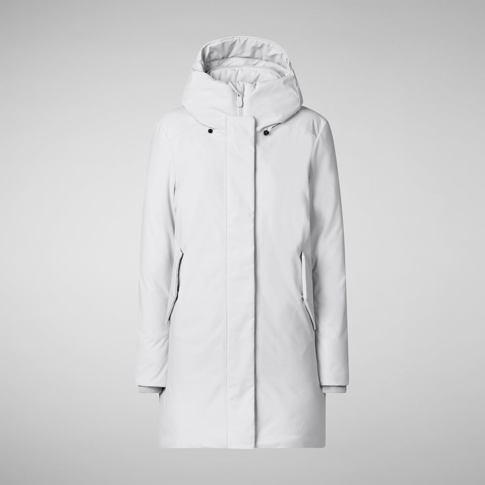 Save the duck PARKA DONNA CON CAPPUCCIO NELLIE GRIGIO NEBBIA Convenienza