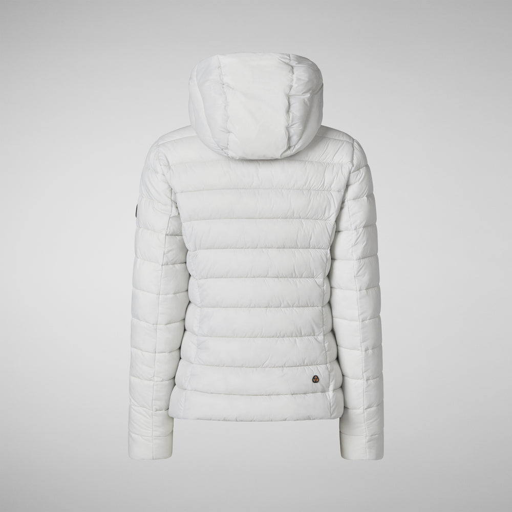 Save the duck PIUMINO ANIMAL FREE CON CAPPUCCIO DONNA AMELIE GRIGIO NEBBIA Online
