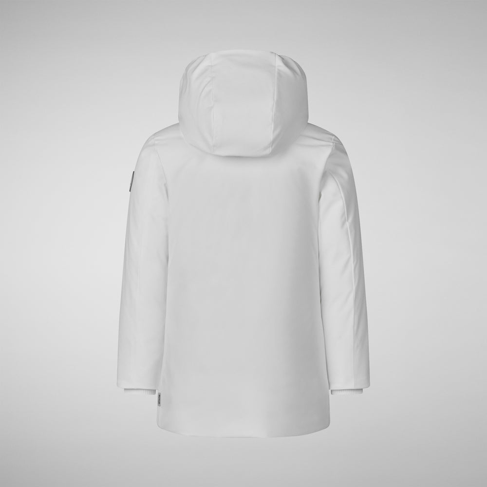 Save the duck PARKA CON CAPPUCCIO BAMBINA ALLY WHITE Hotsell