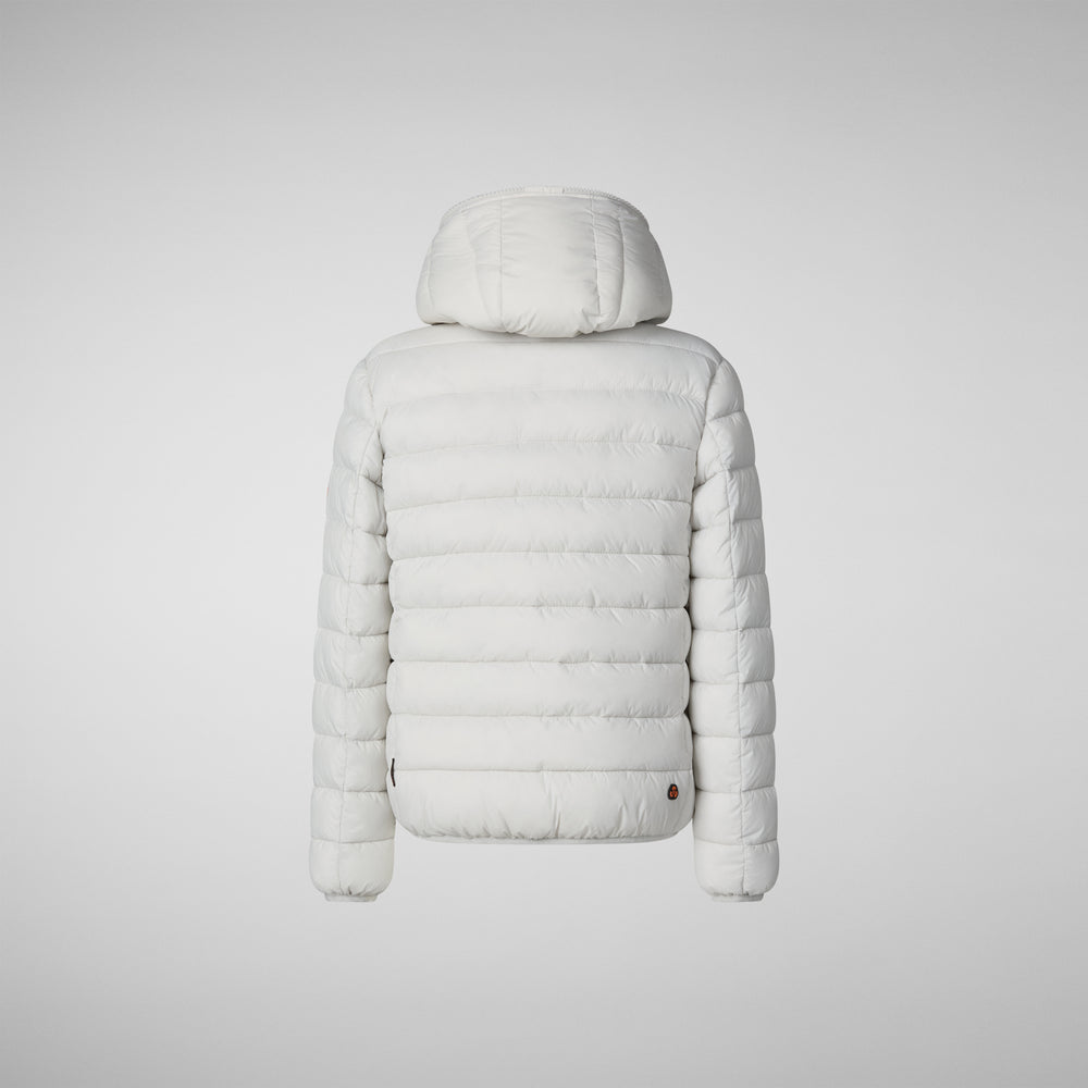 Save the duck PIUMINO ANIMAL FREE BAMBINA LECI GRIGIO NEBBIA Moda