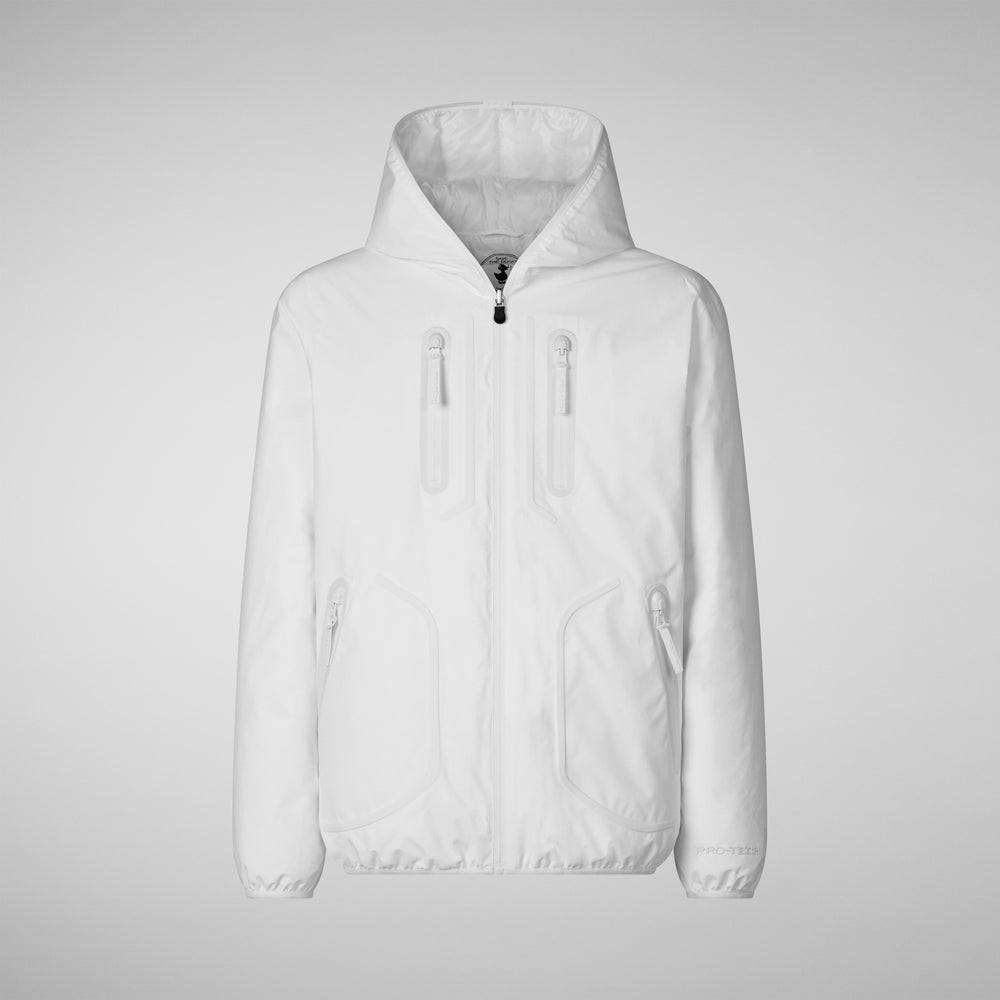 Save the duck PARKA UOMO BENEDICT IN WHITE Promozione